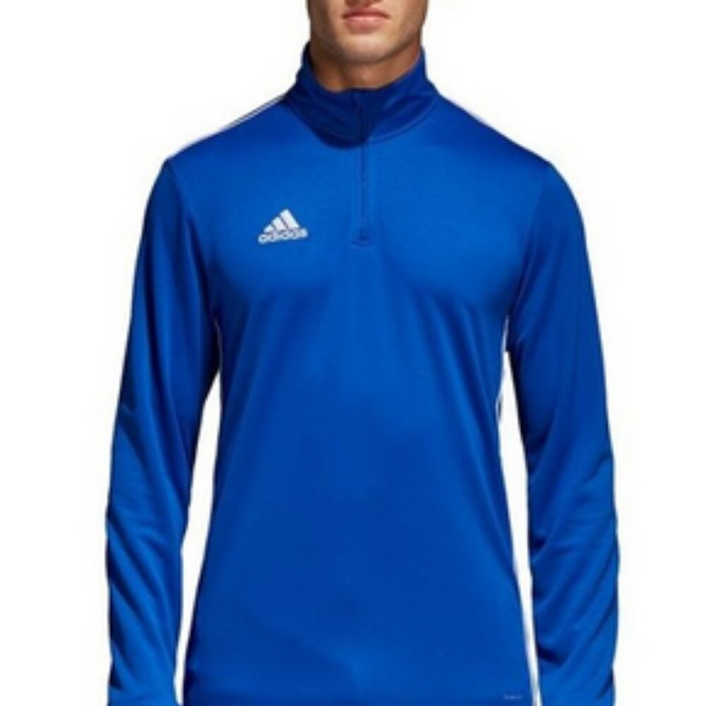 Men's Adidas CORE 18TOP SWEATSHIRT BLUE CV3998 XS